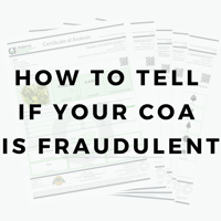 How to tell if your COA is Fraudulent
